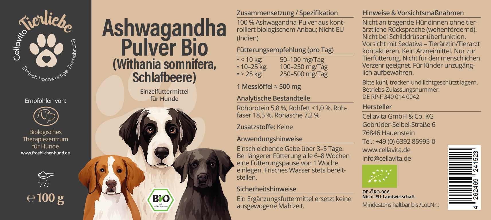 Ashwagandha für Hunde