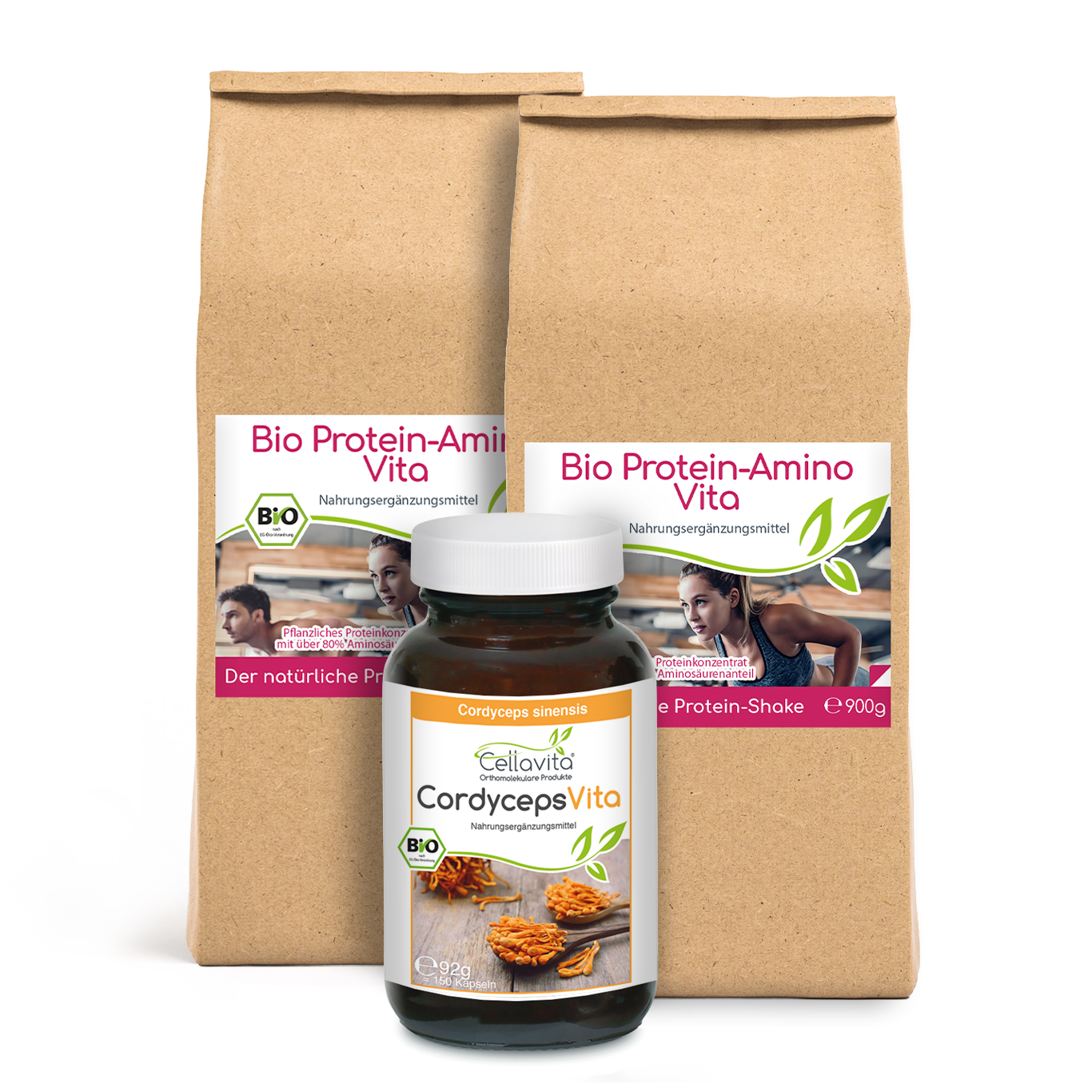 Sparbundle Cordyceps mit Protein Amino