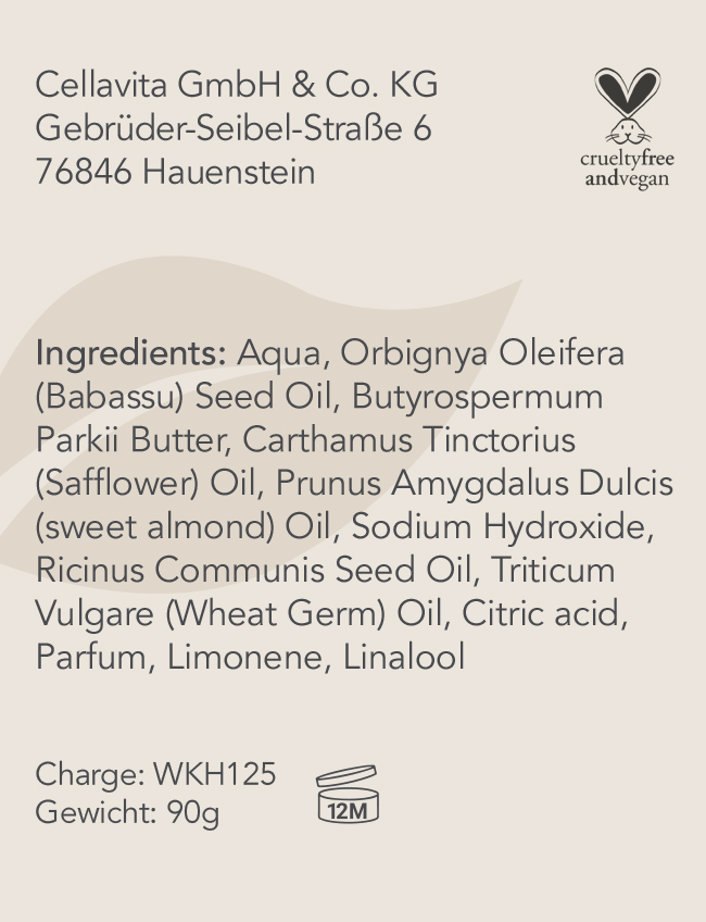 CellaPure Weizenkeim Haarseife