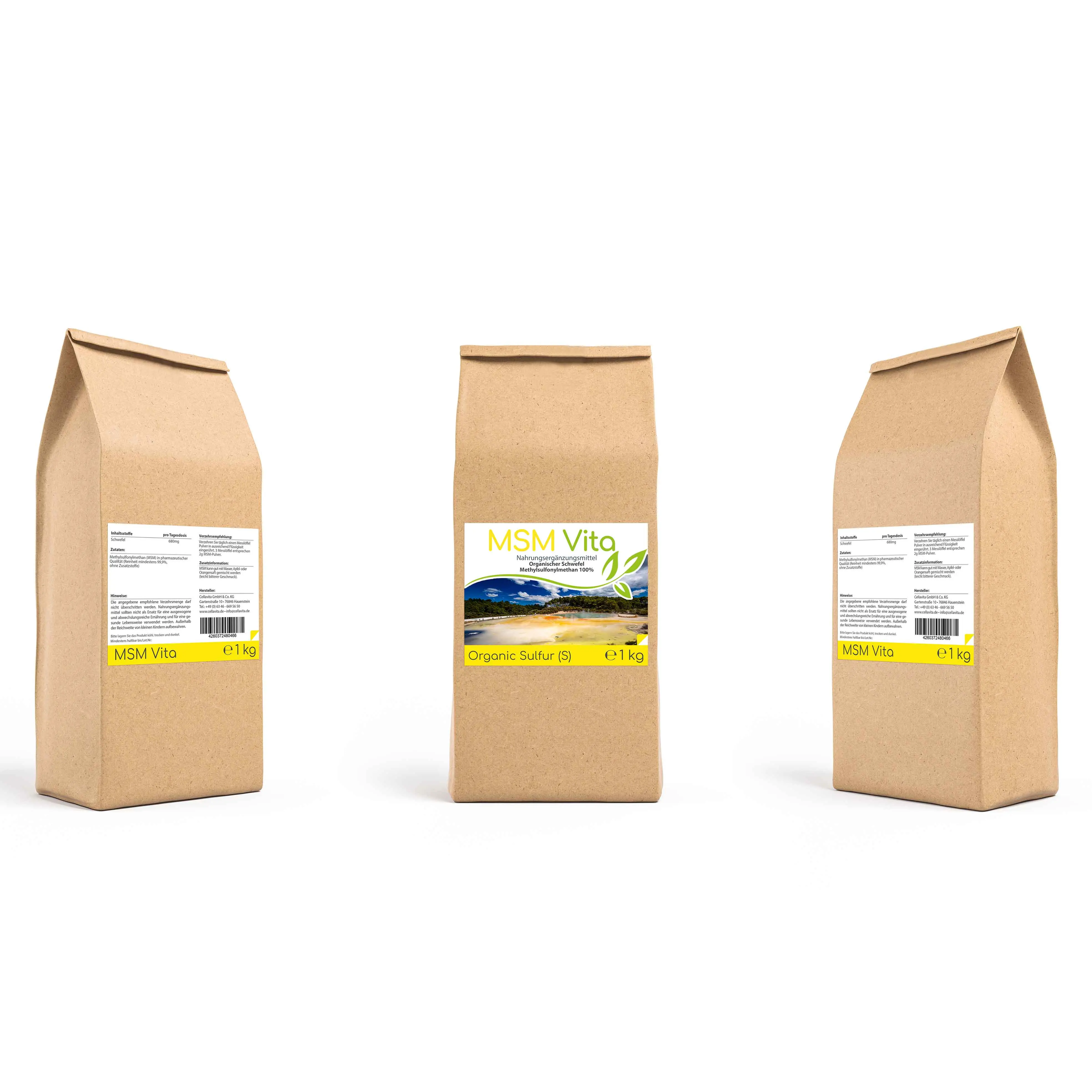 MSM Organischer Schwefel Pulver