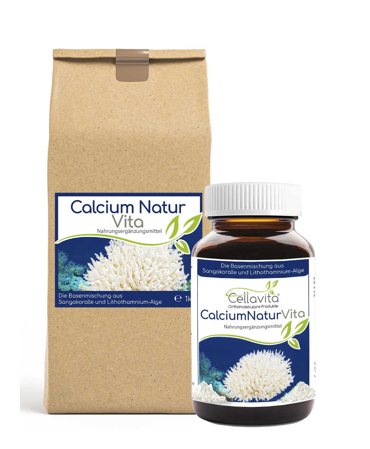 Calcium Natur Vita - Monatsvorrat - Pulver