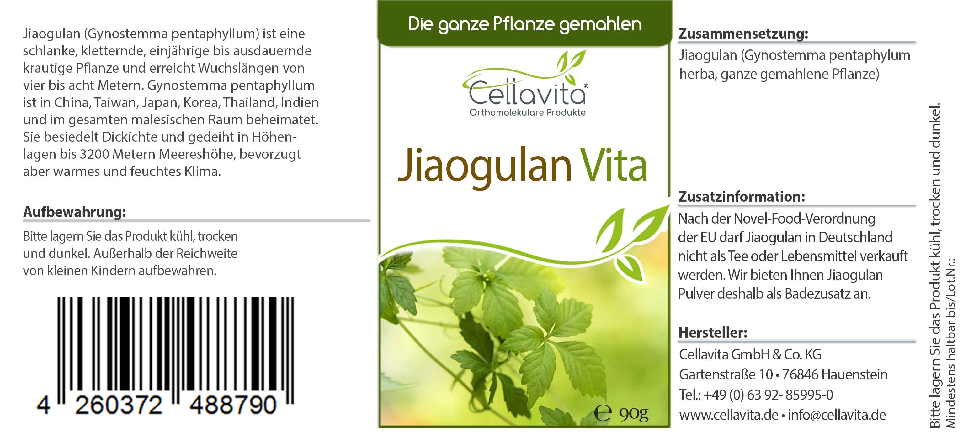Jiaogulan Vita Pulver