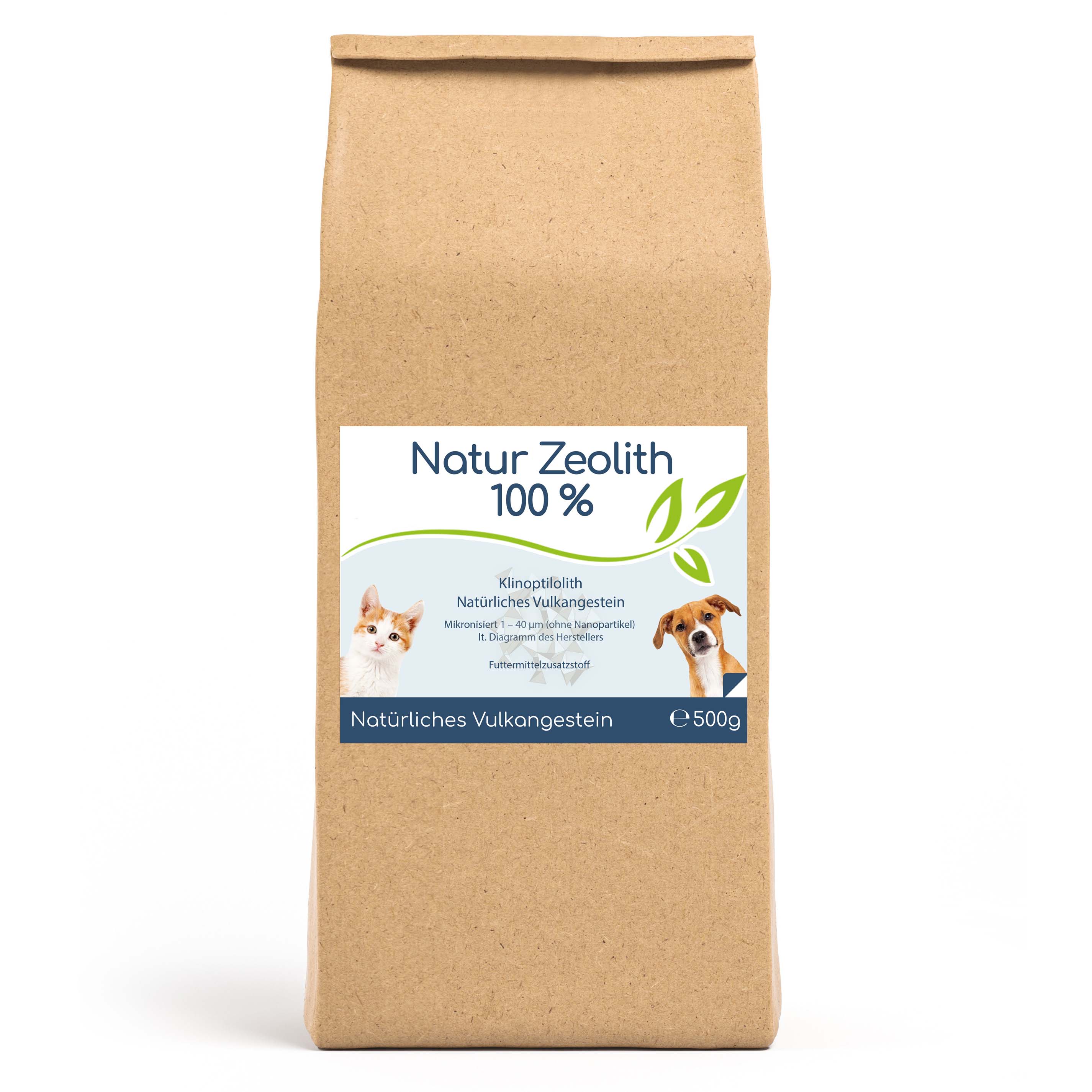 Zeolith  für Hunde, Katzen & Pferde 