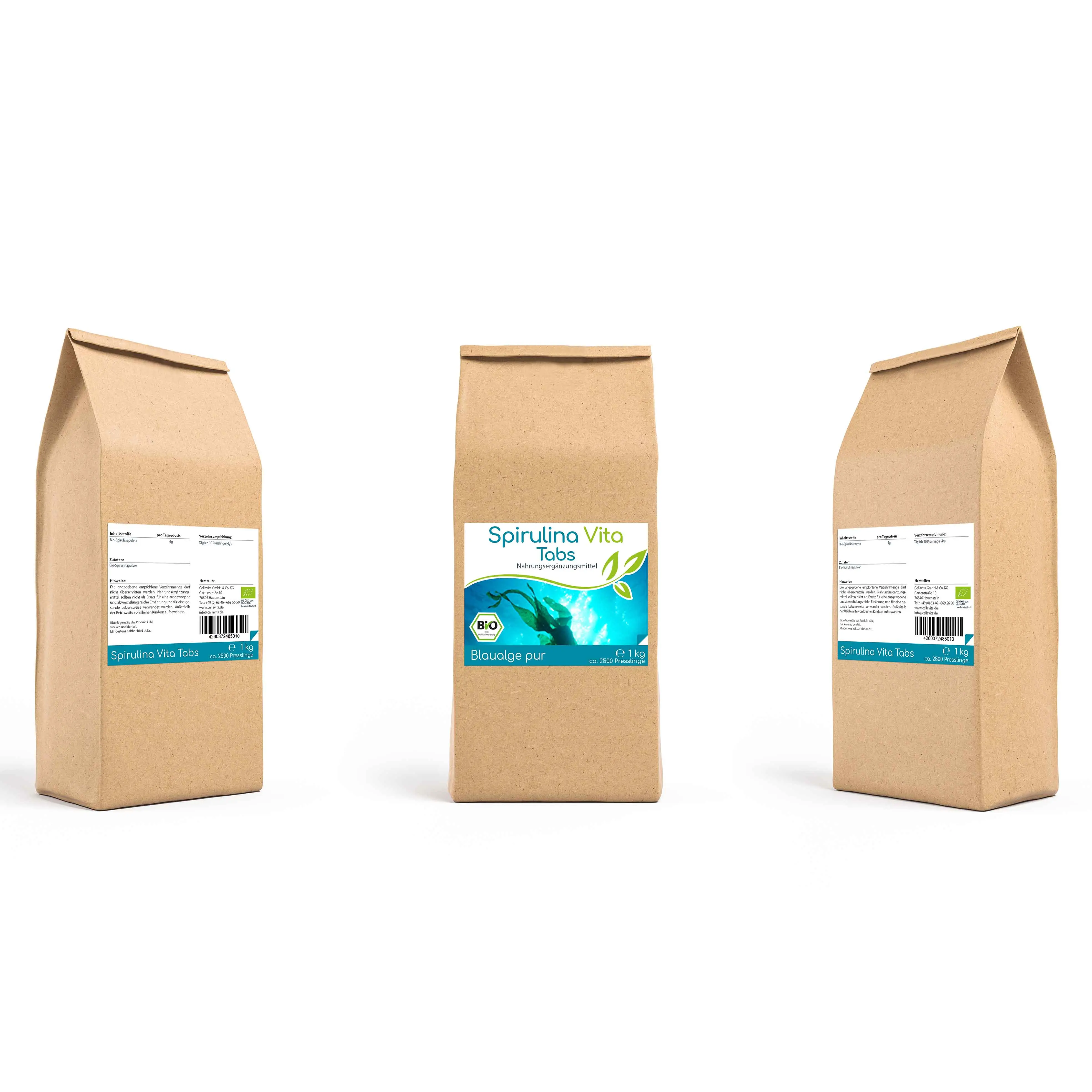 Bio Spirulina Vita Tabs à 400mg 