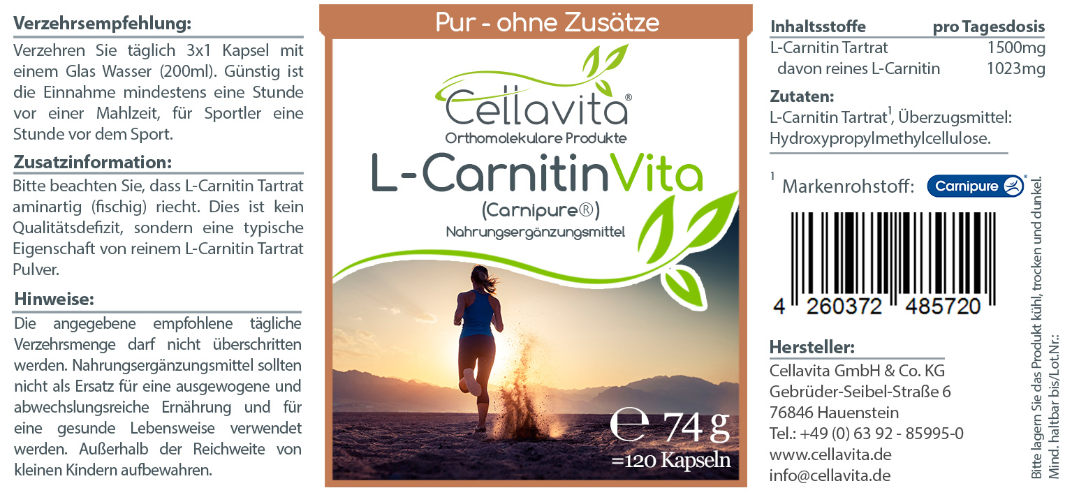 L-Carnitin Vita Kapseln 