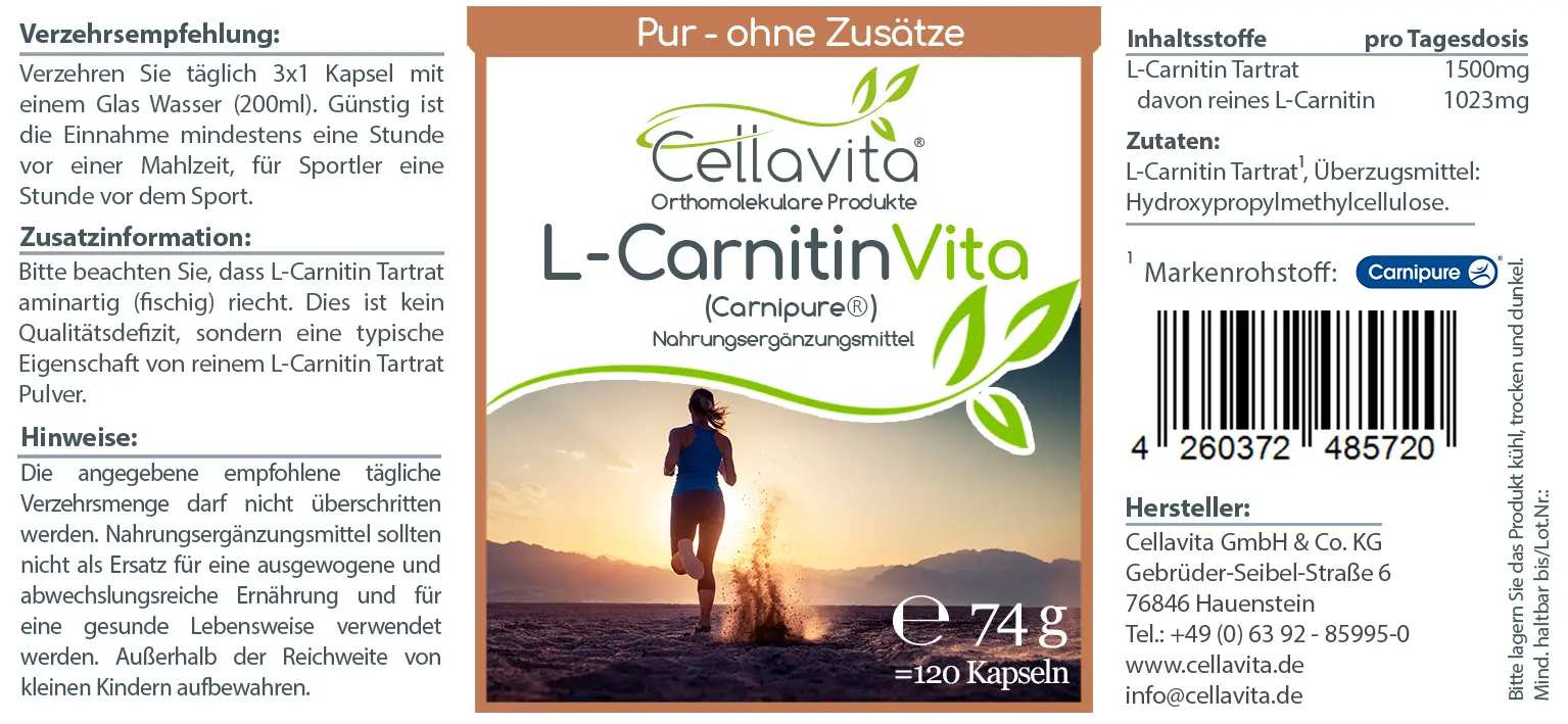 L-Carnitin Vita Kapseln 