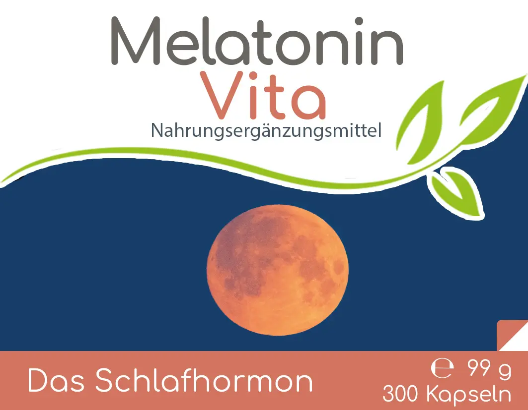 Melatonin Vita mit Ashwagandha & Ling Zhi Kapseln