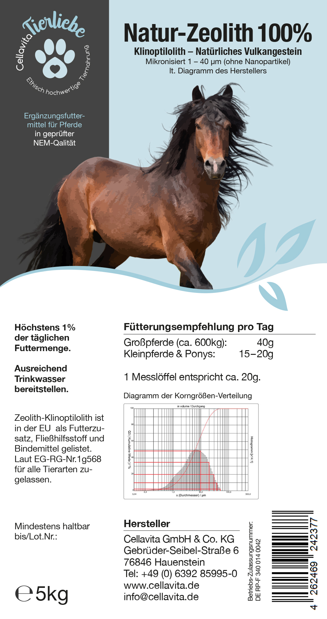 Zeolith  für Pferde 