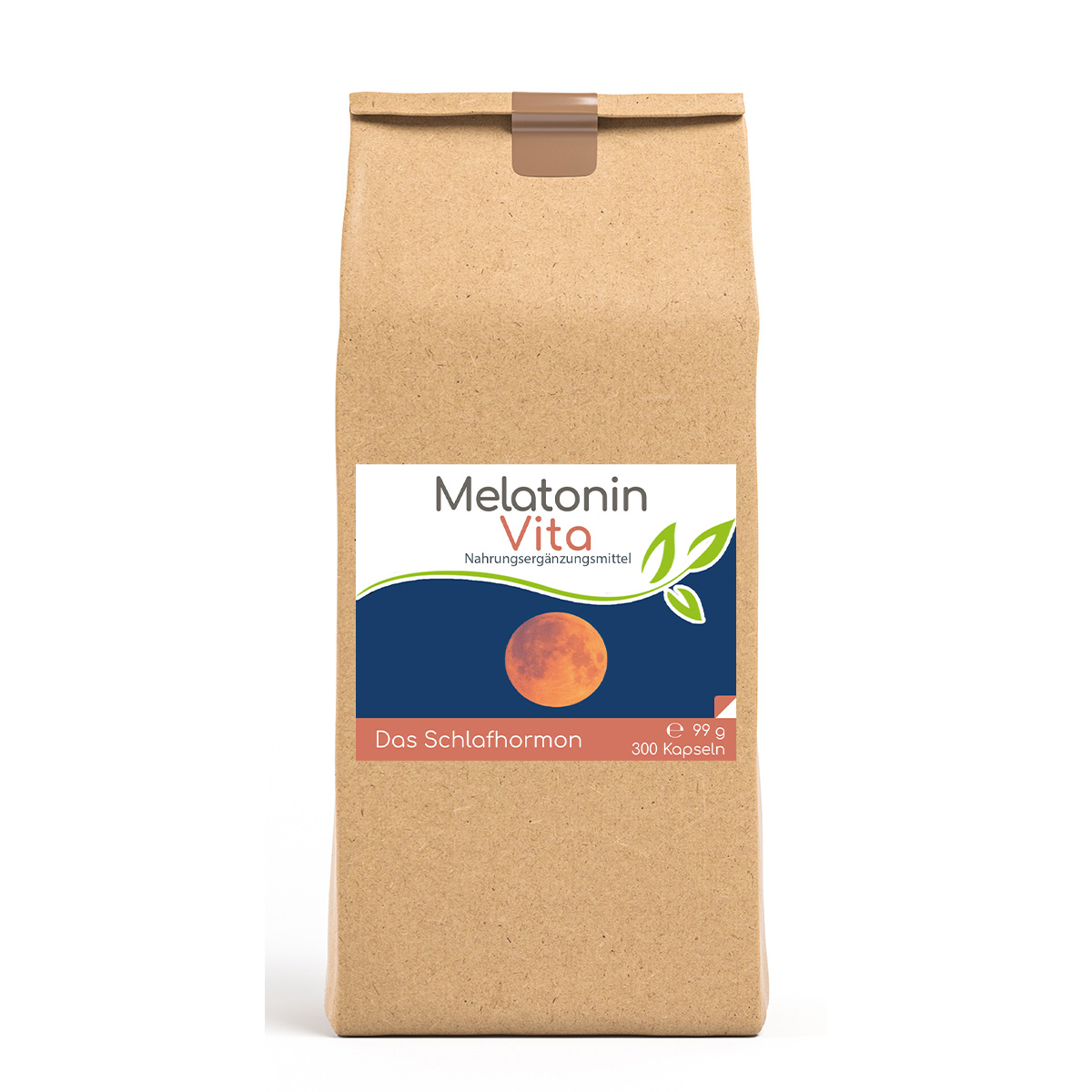 Melatonin Vita mit Ashwagandha & Ling Zhi Kapseln