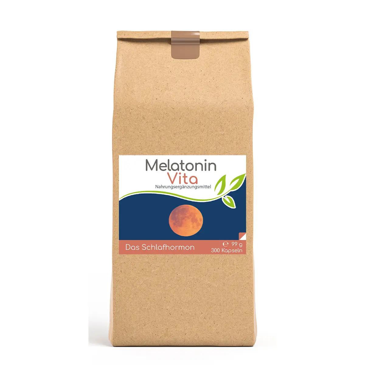 Melatonin Vita mit Ashwagandha & Ling Zhi Kapseln