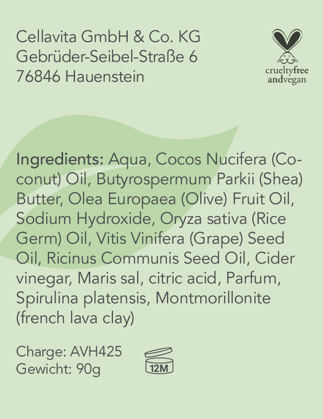 CellaPure Algen Haarseife