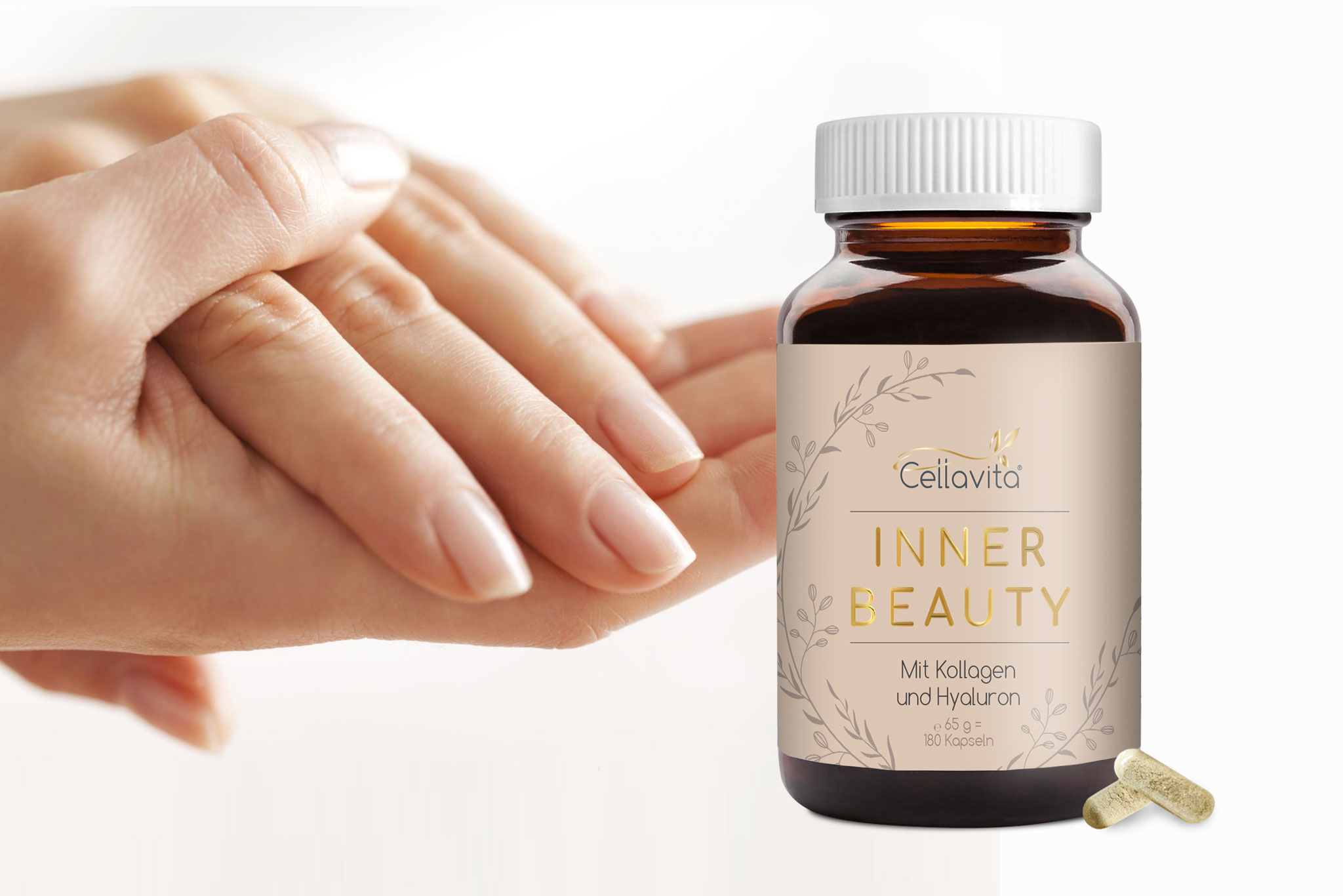 Inner Beauty mit Kollagen und Hyaluron 180 Kapseln