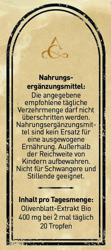 Sanctum Olea – Tinktur aus Olivenblatt-Extrakt