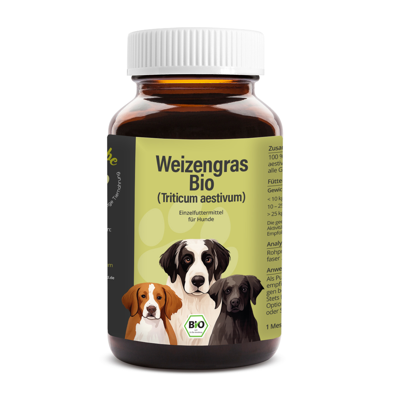 Weizengras für Hunde