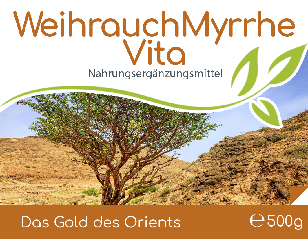 Weihrauch (Boswellia serrata) Myrrhe Pulver