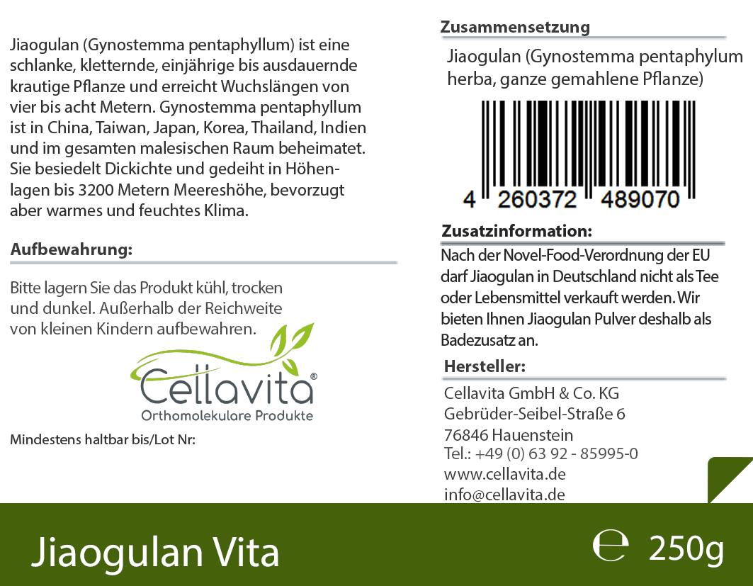 Jiaogulan Vita Pulver