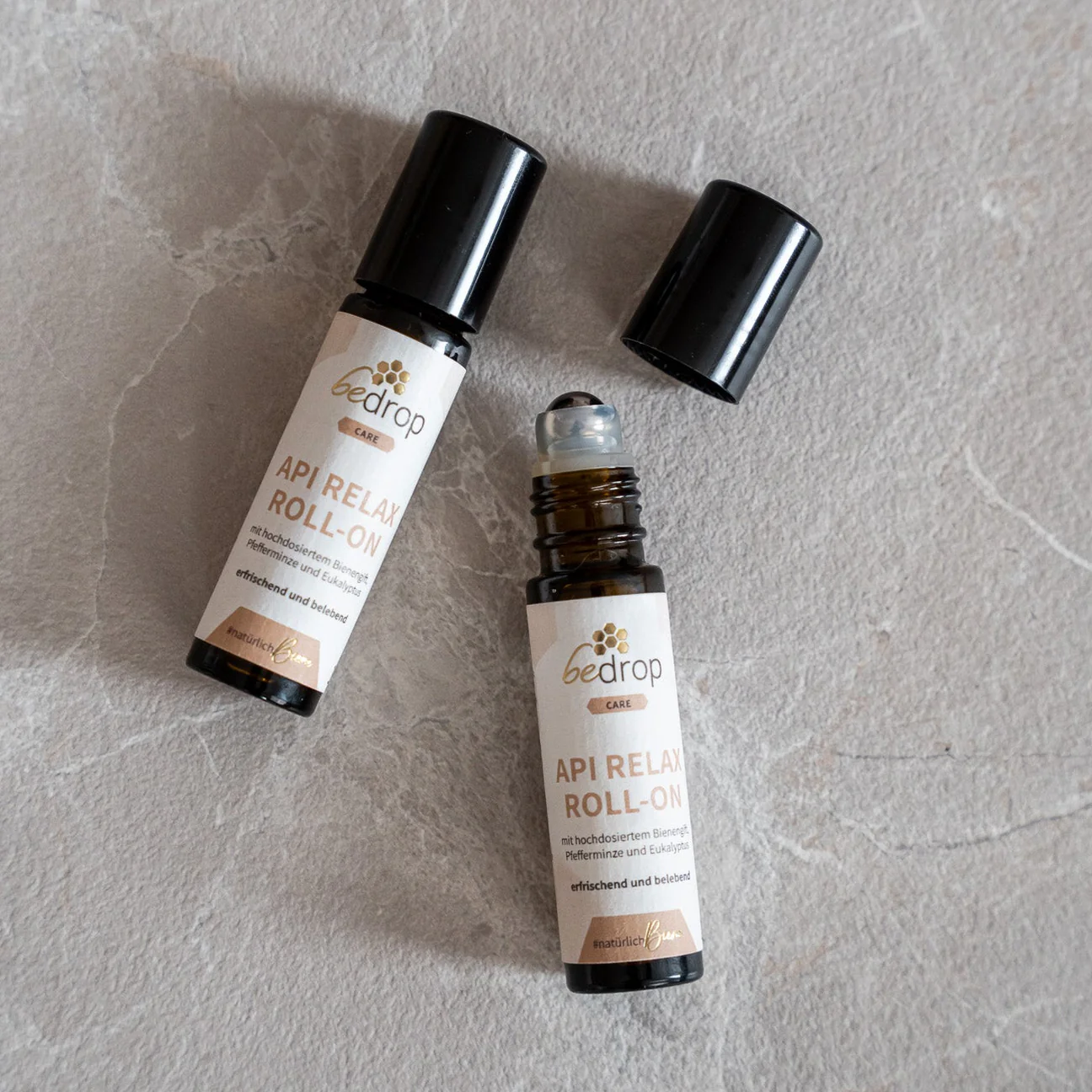 Api Relax Roll-On mit hochdosiertem Bienengift, Pfefferminze und Eukalyptus - 10ml