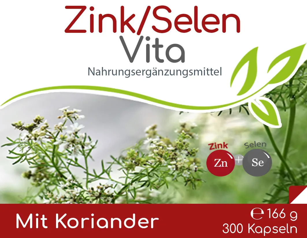 Zink-Selen & Koriander Vita Kapseln