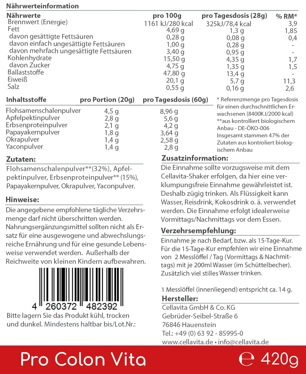 Pro Colon Vita - "Lebenszentrum Darm" 