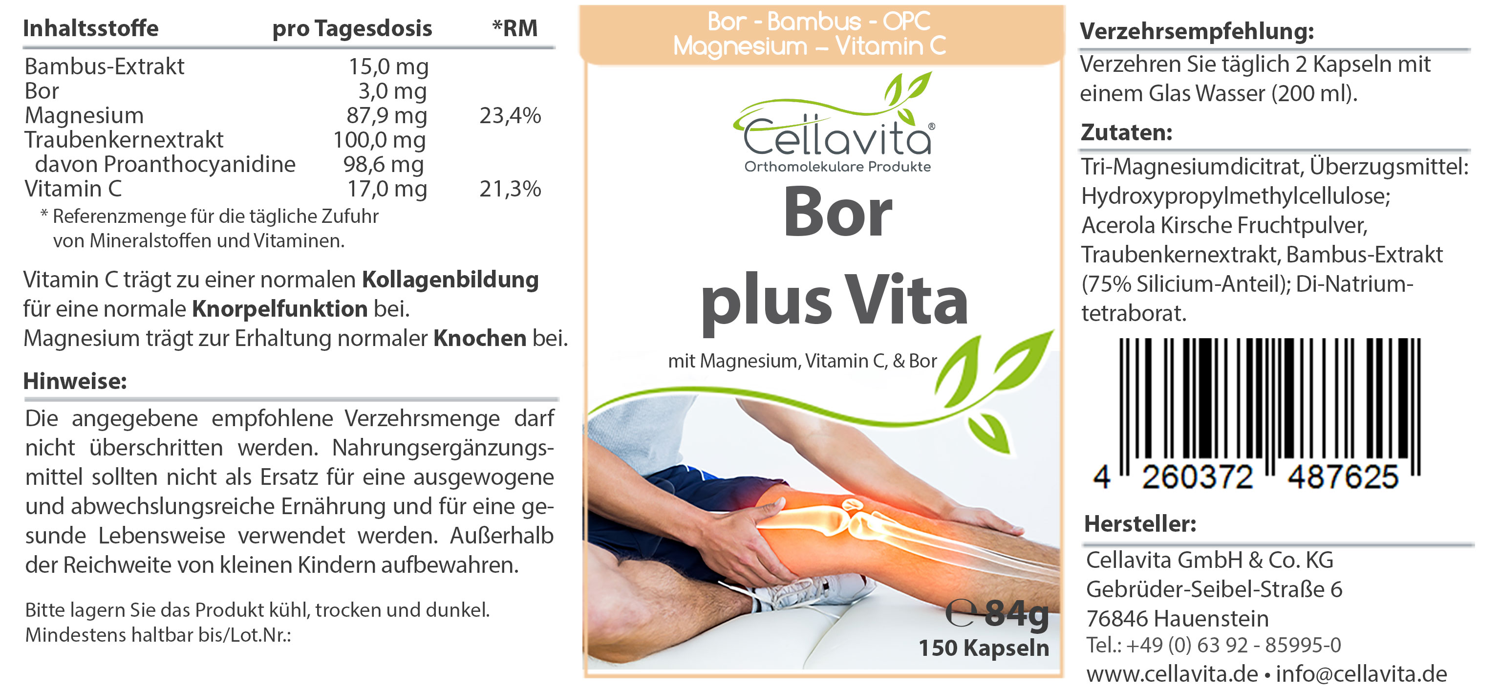 Bor plus Vita Kapseln