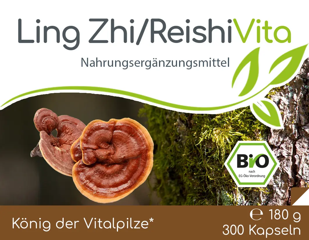 Bio-Ling Zhi / Reishi Vita  "Glänzender Lackporling" Kapseln
