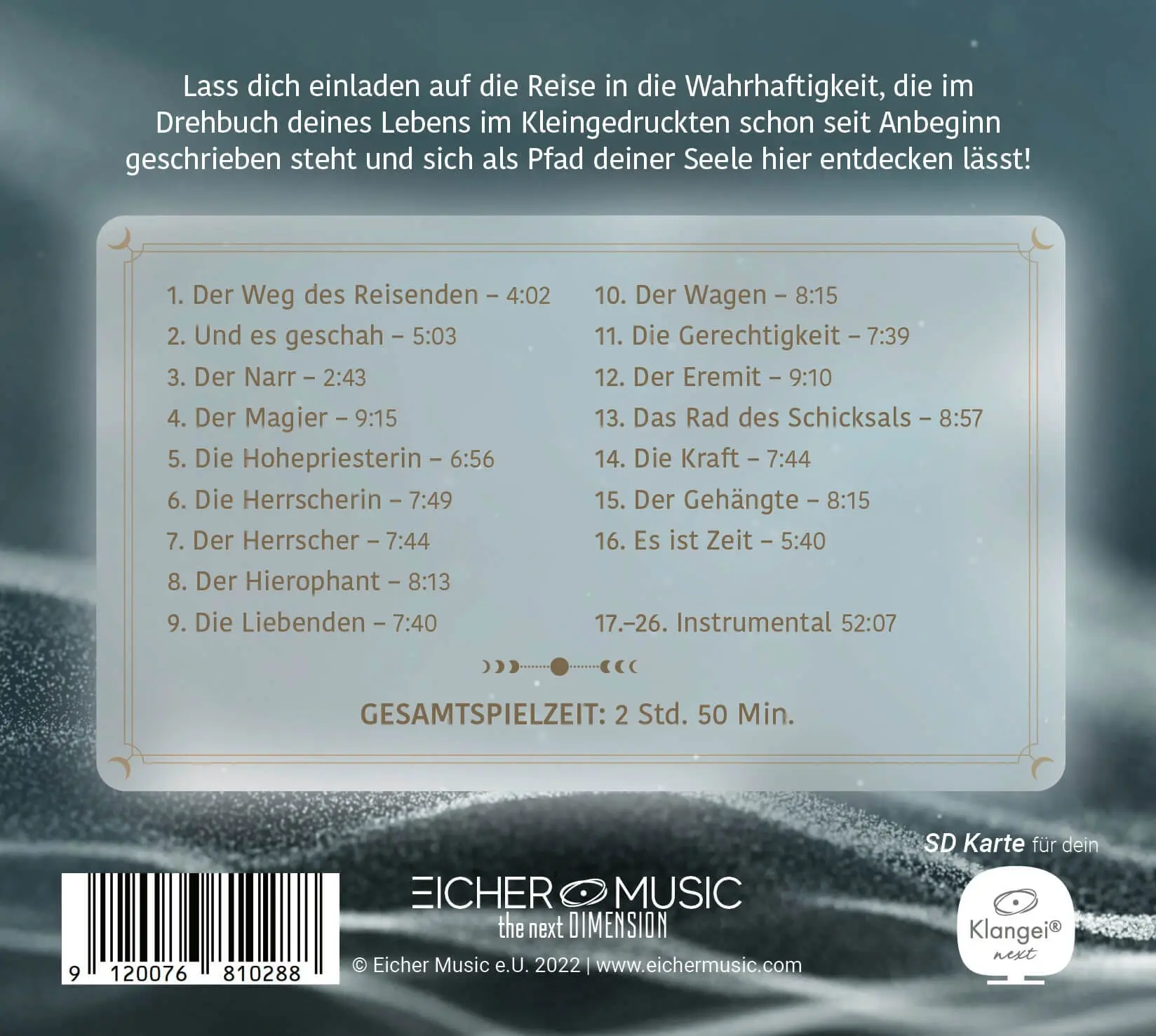 SD- Karte Der Weg des Reisenden