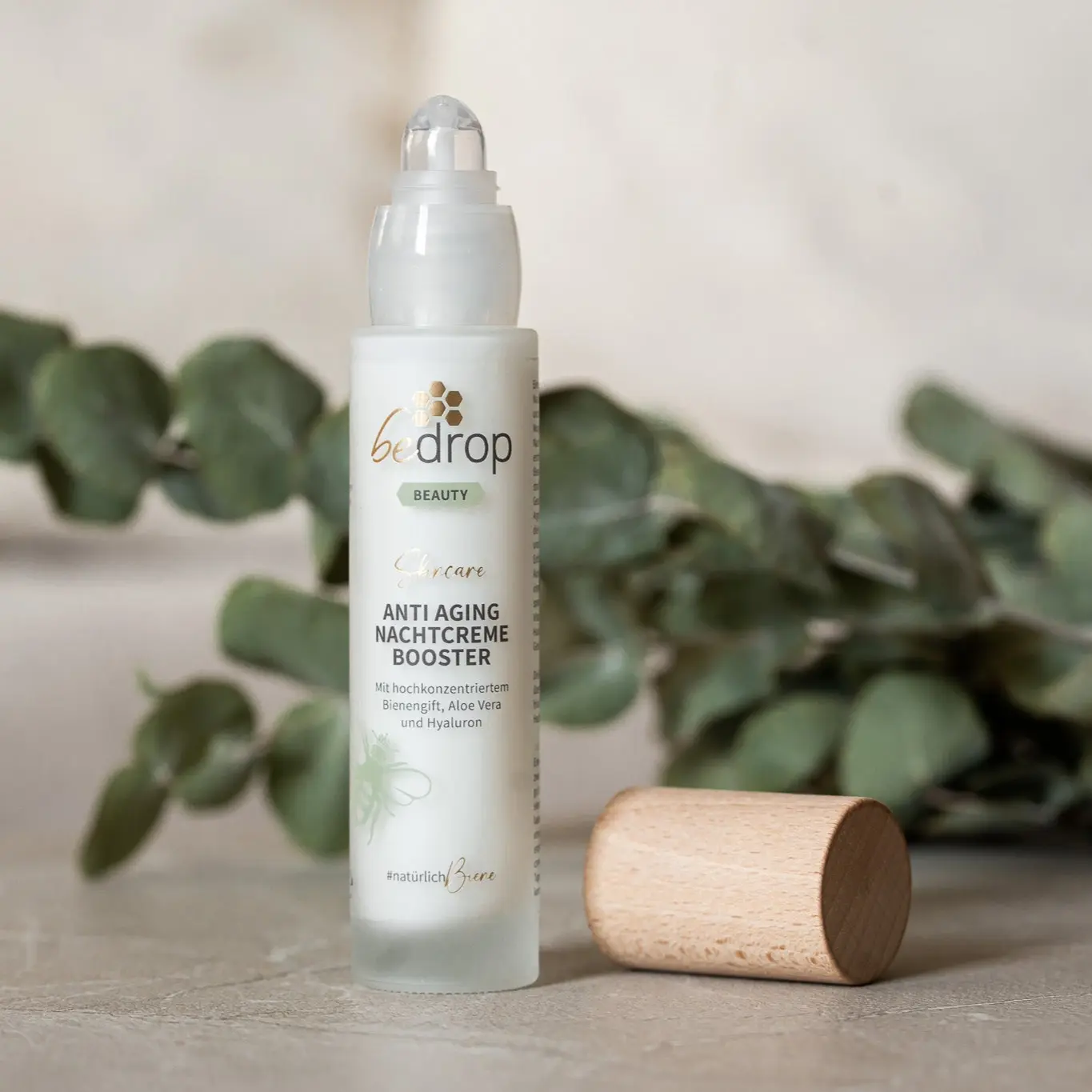 Anti-Aging Nachtcreme Booster regenerierende Nachtpflege mit Bienengift, Aloe Vera & Hyaluron - 50ml