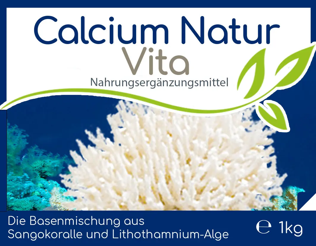 Calcium Natur Vita - Monatsvorrat - Pulver
