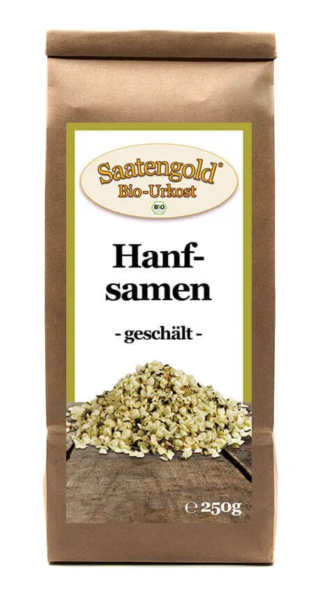 Bio-Hanfsamen geschält -ungeröstet- 250g