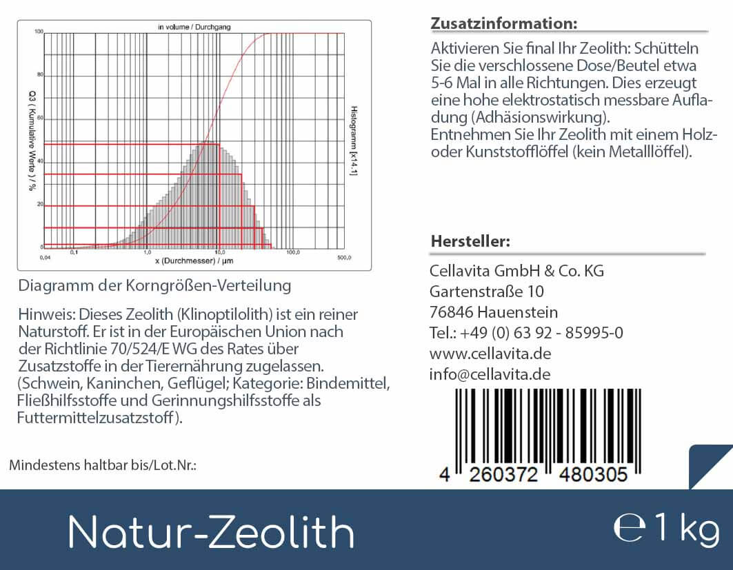 Natur-Zeolith (100%) - Klinoptilolith 