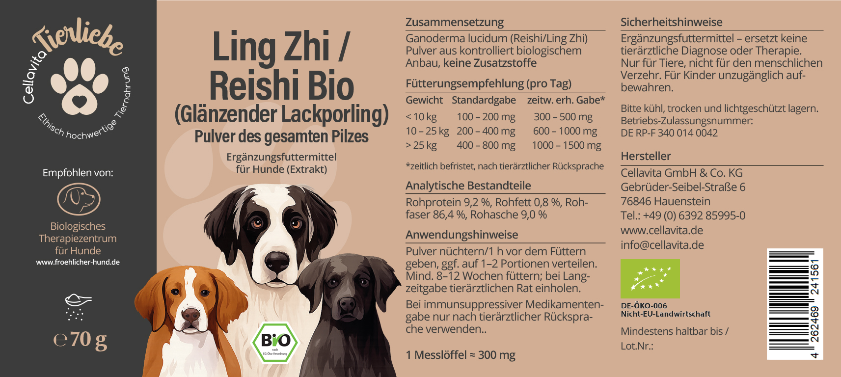Ling Zhi für Hunde