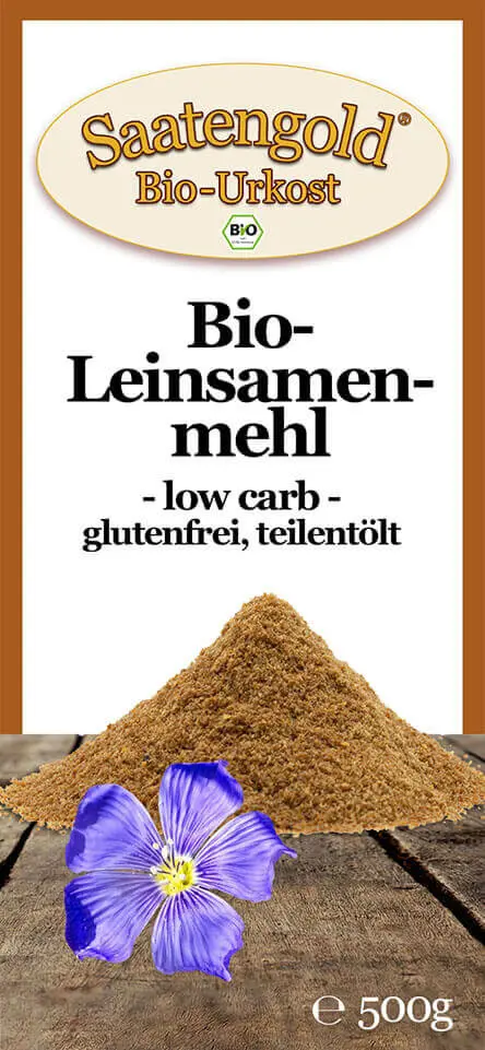 Bio-Leinsamenmehl gold 500g