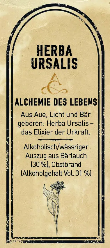 Herba Ursalis – Tinktur aus Bärlauch-Extrakt & -Saft