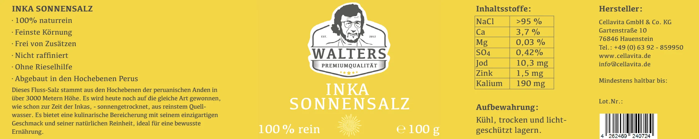 Inka Sonnensalz 100g