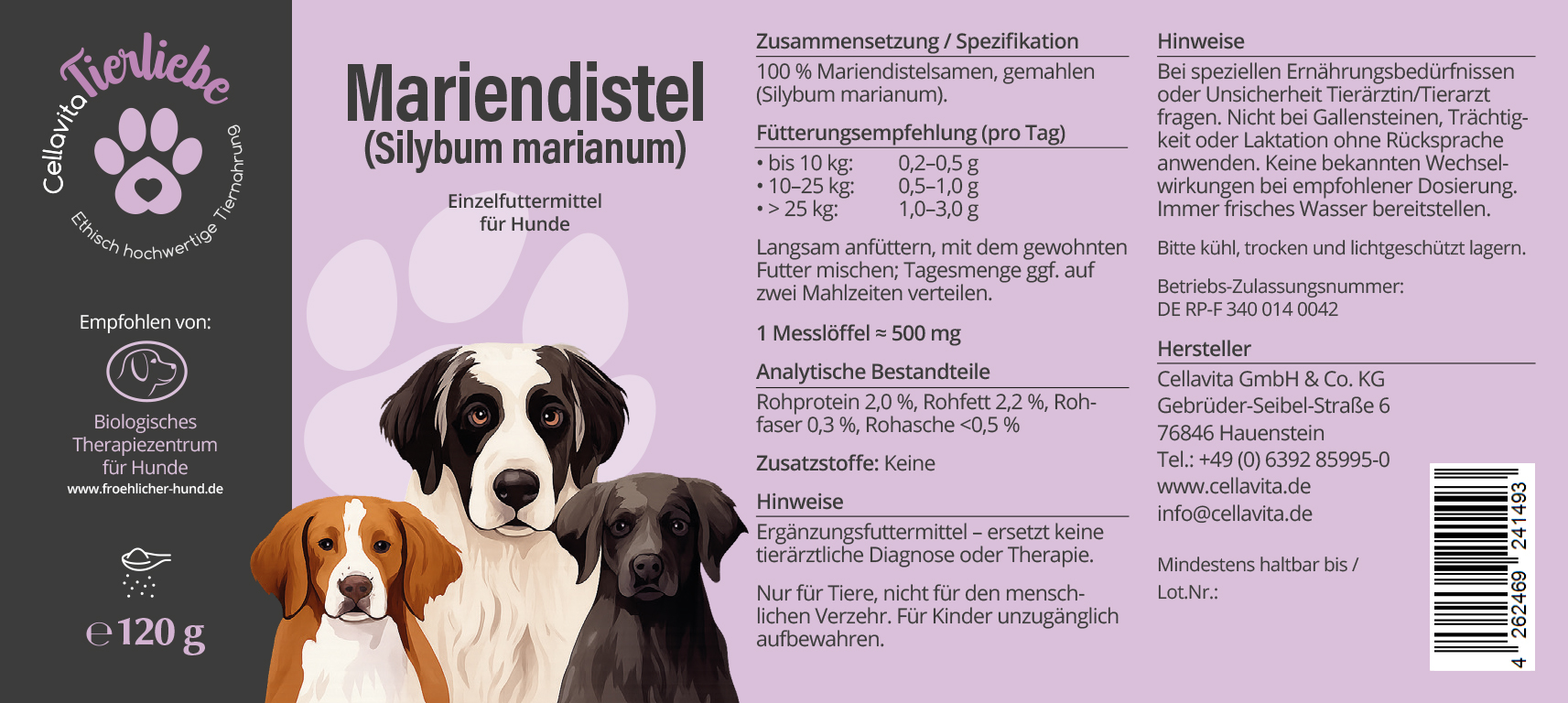 Mariendistel für Hunde