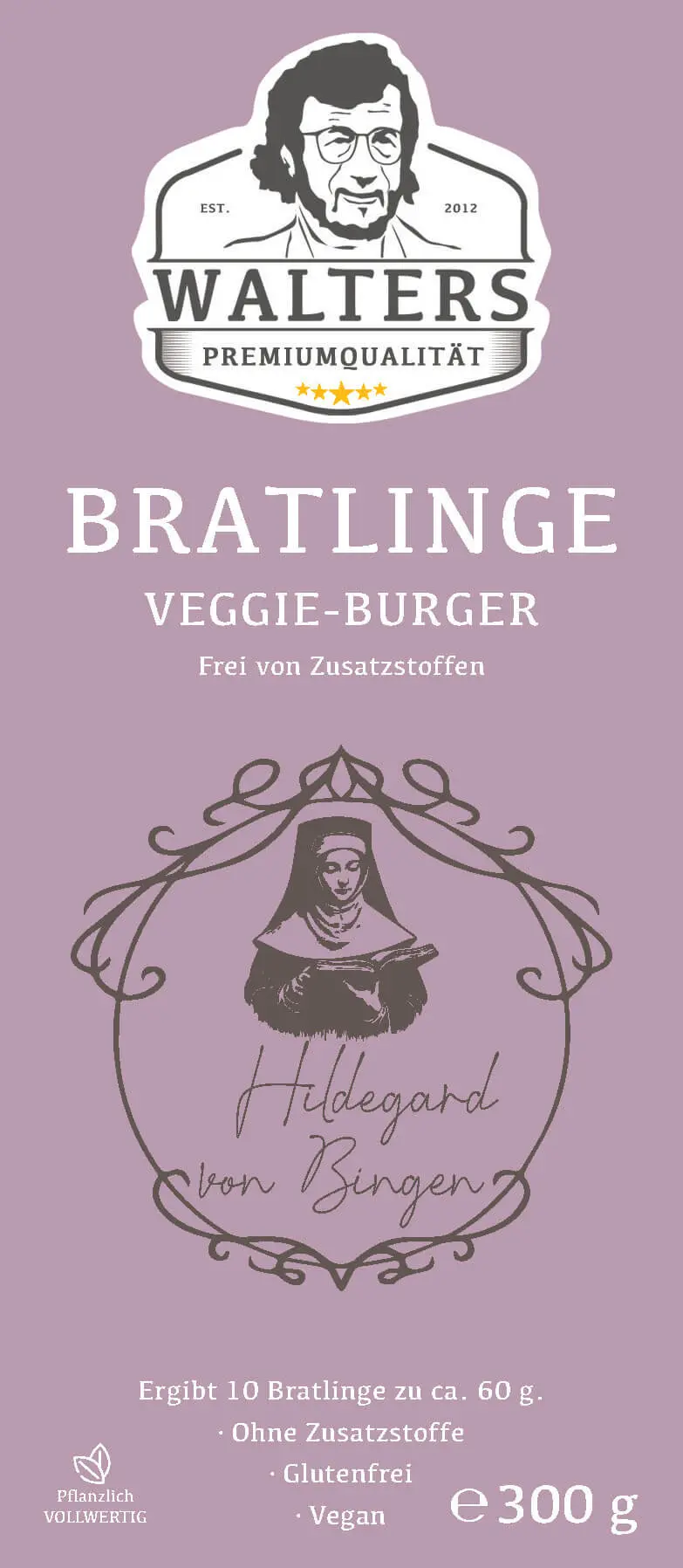 Bratlinge - Veggieburger nach "Hildegard von Bingen" für 10 Bratlinge