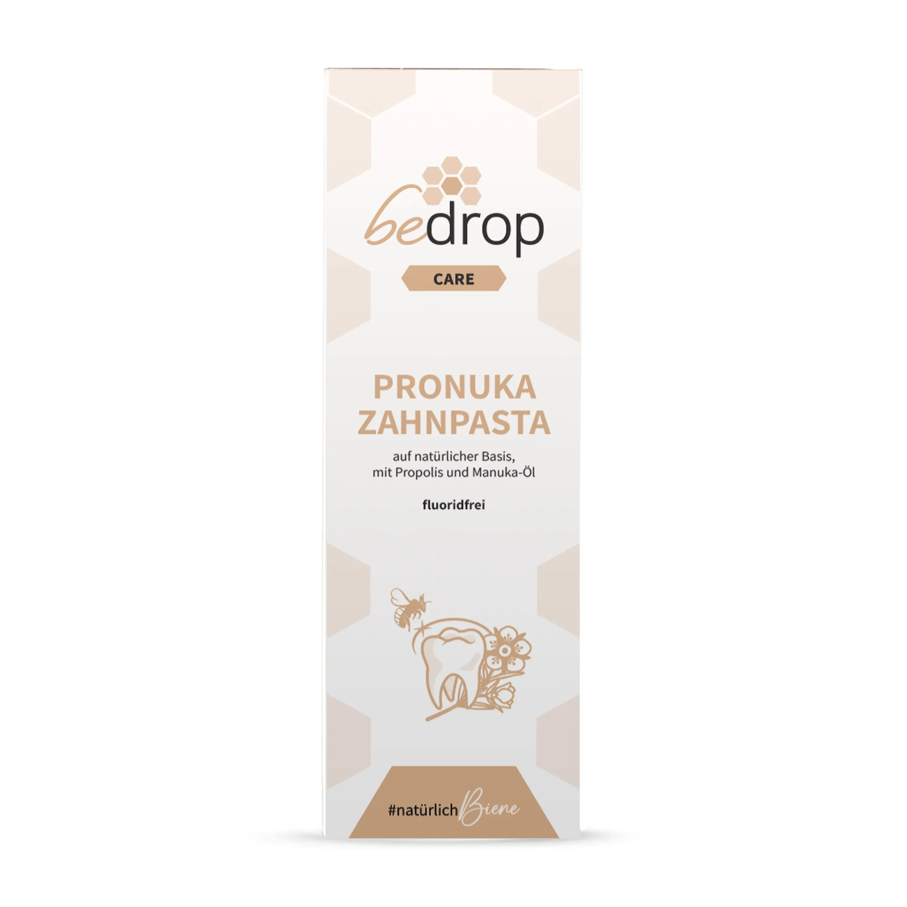 Zahnpasta, natürliche Zahncreme mit Propolis & Manuka-Öl, fluoridfrei „Pronuka" - 75ml