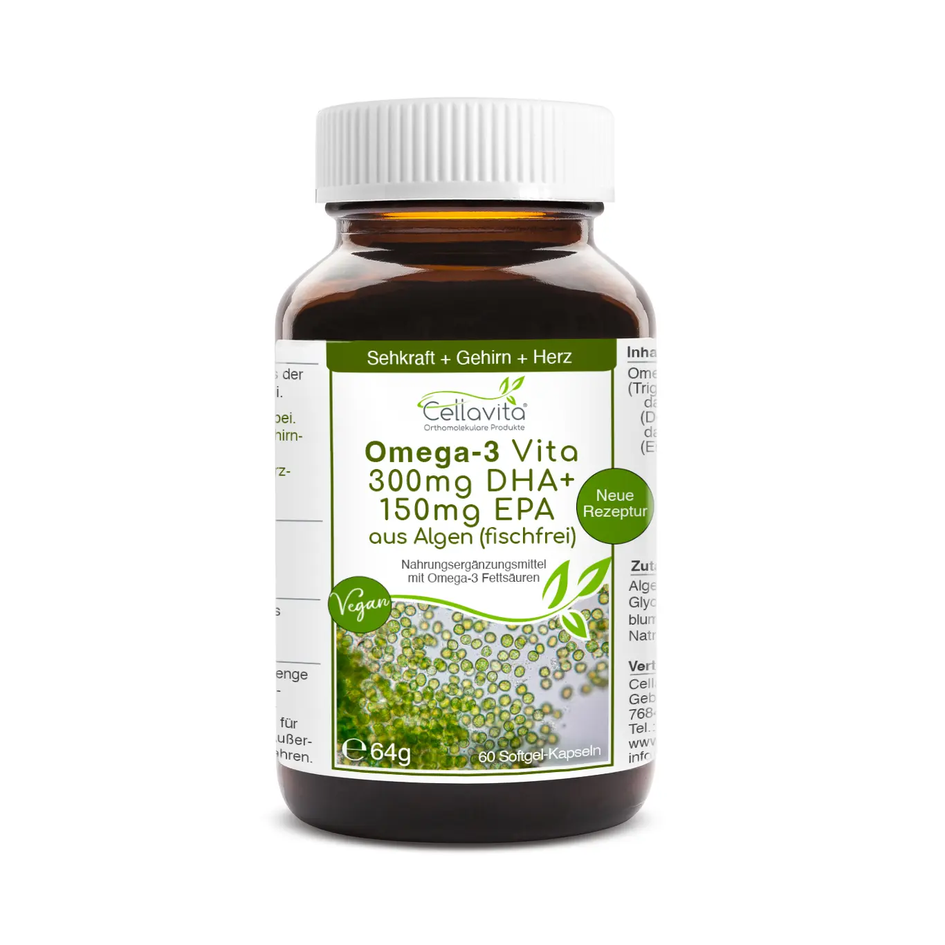 Omega-3 Vita DHA-EPA 60 Kapseln (fischfrei) 