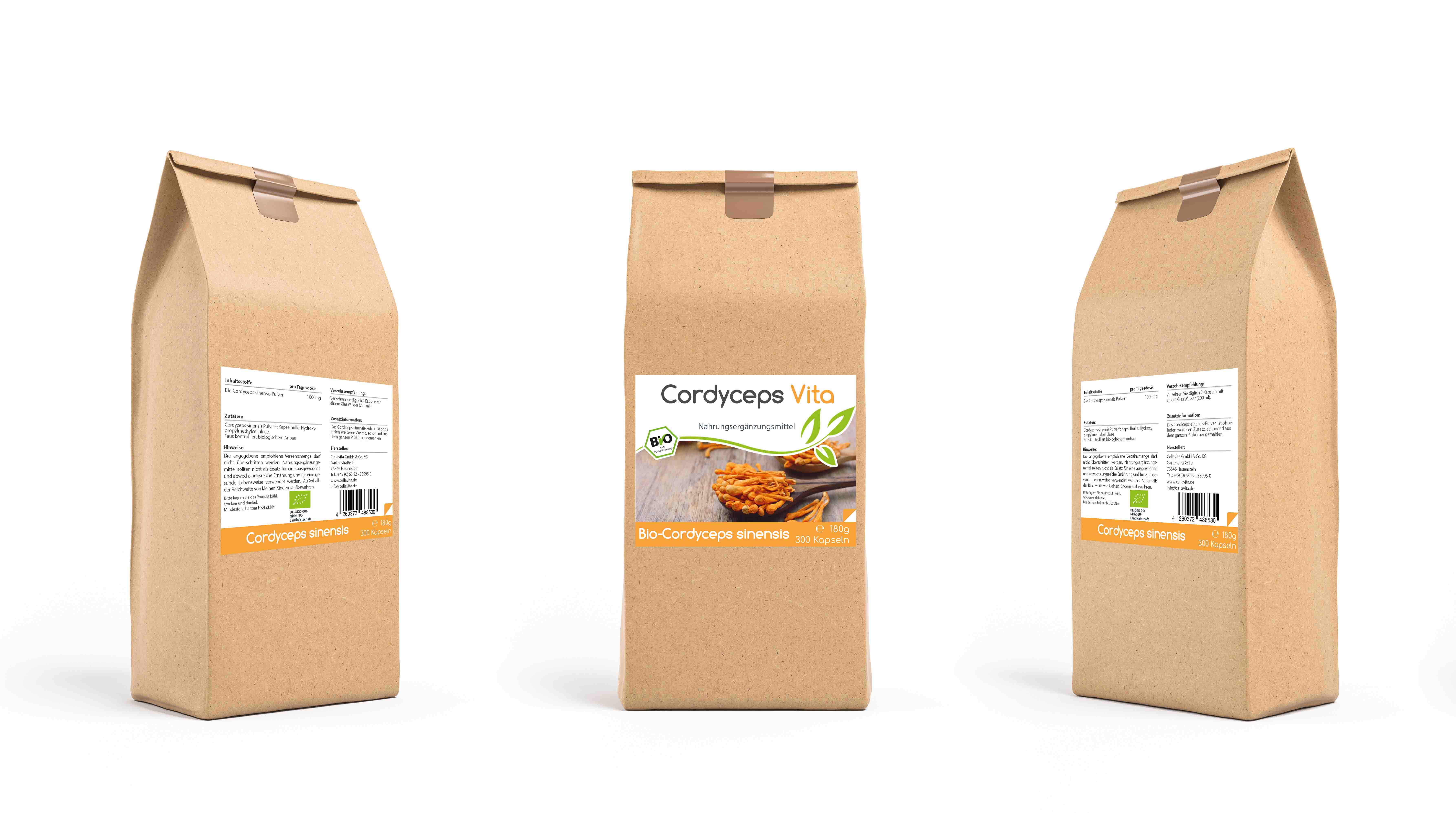 Bio Cordyceps Sinensis Kapseln Bio Cordyceps Sinensis Kapseln