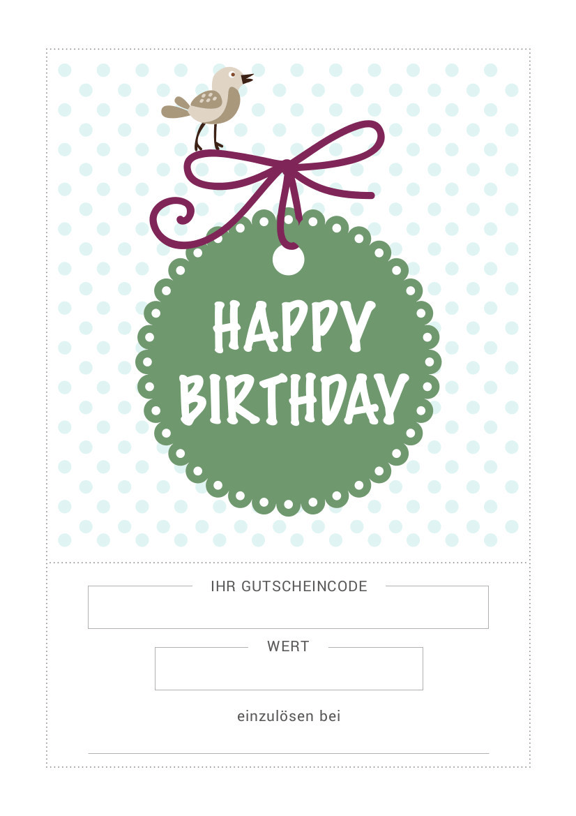 Geschenkgutschein