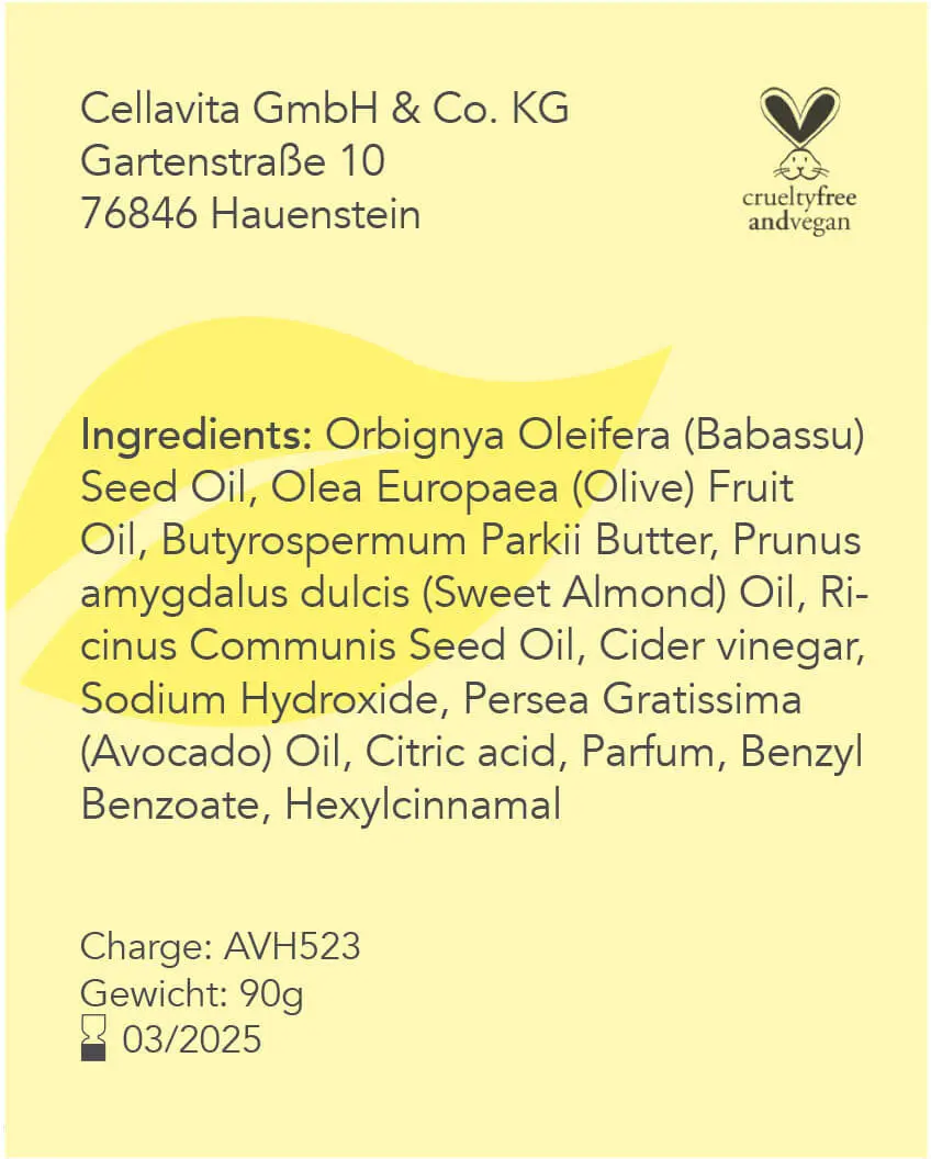 CellaPure Aloe Vera Haarseife