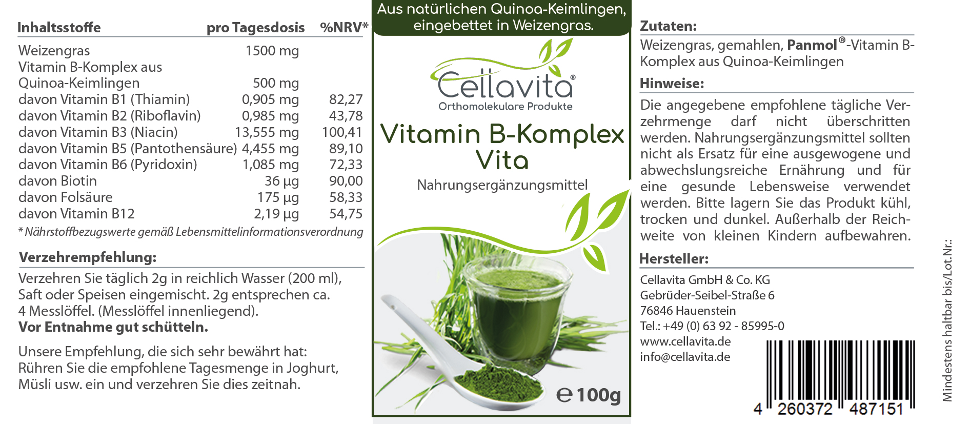 Vitamin B-Komplex Vita 