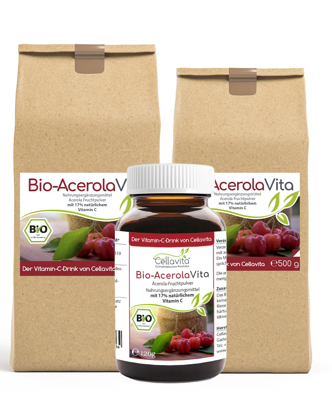 Bio Acerola Vita (Der Vitamin-C-Drink) Pulver