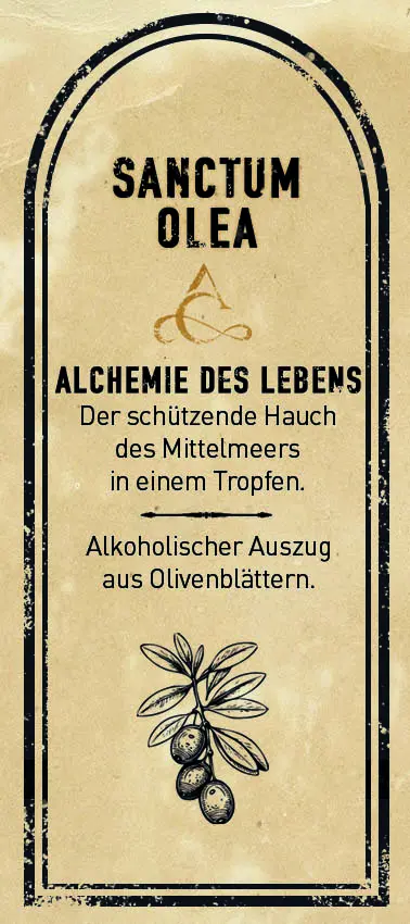 Sanctum Olea – Tinktur aus Olivenblatt-Extrakt