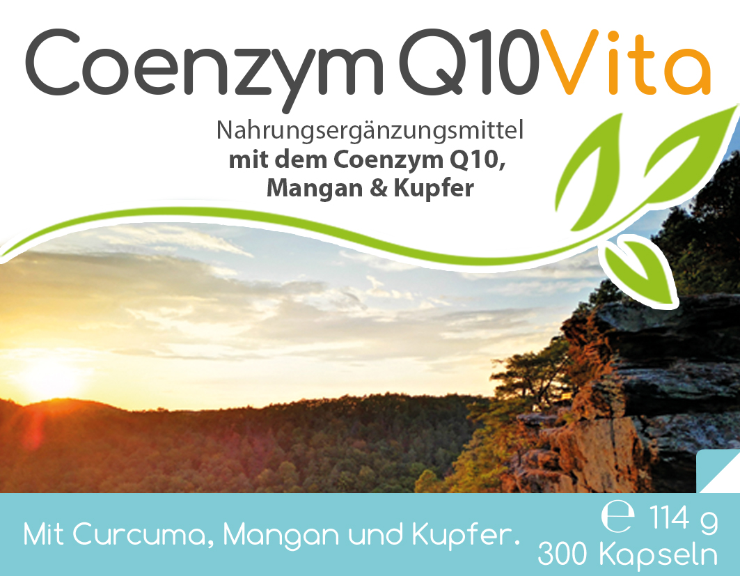 Coenzym Q10 Vita | (Mit Kurkuma + Mangan + Kupfer)