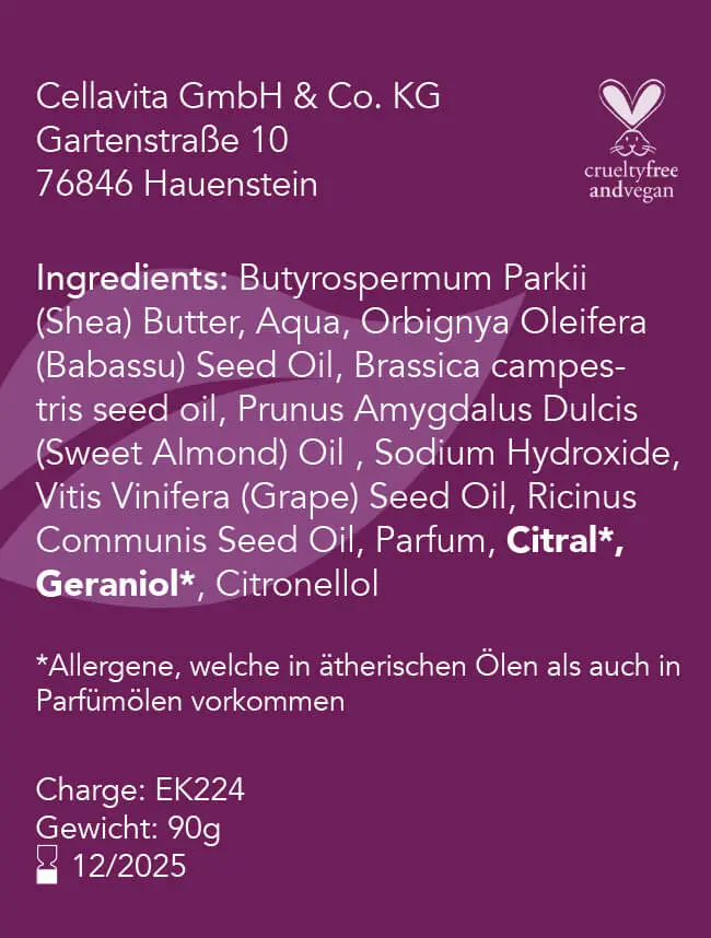 CellaPure Verbene Seife