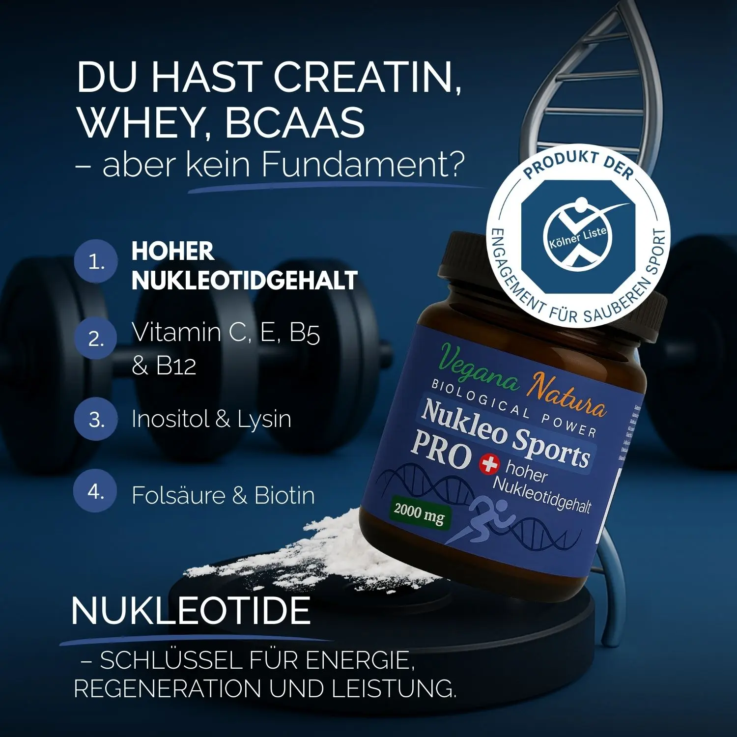 NukleoSports PRO 60g Pulver