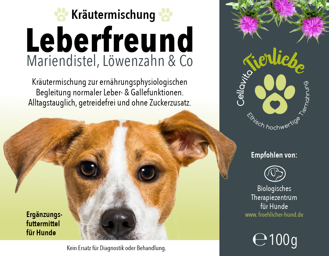 Leberfreund für Hunde  Mariendistel, Löwenzahn & Co