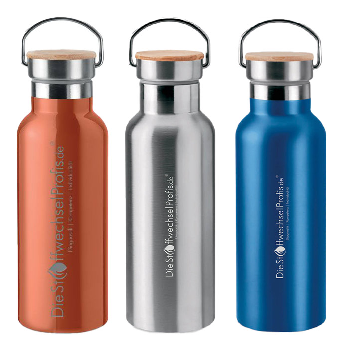 Hochenergie-Getränkeflasche 500ml by DieStoffwechselProfis® mit 90.10.® Quanten-Technologie