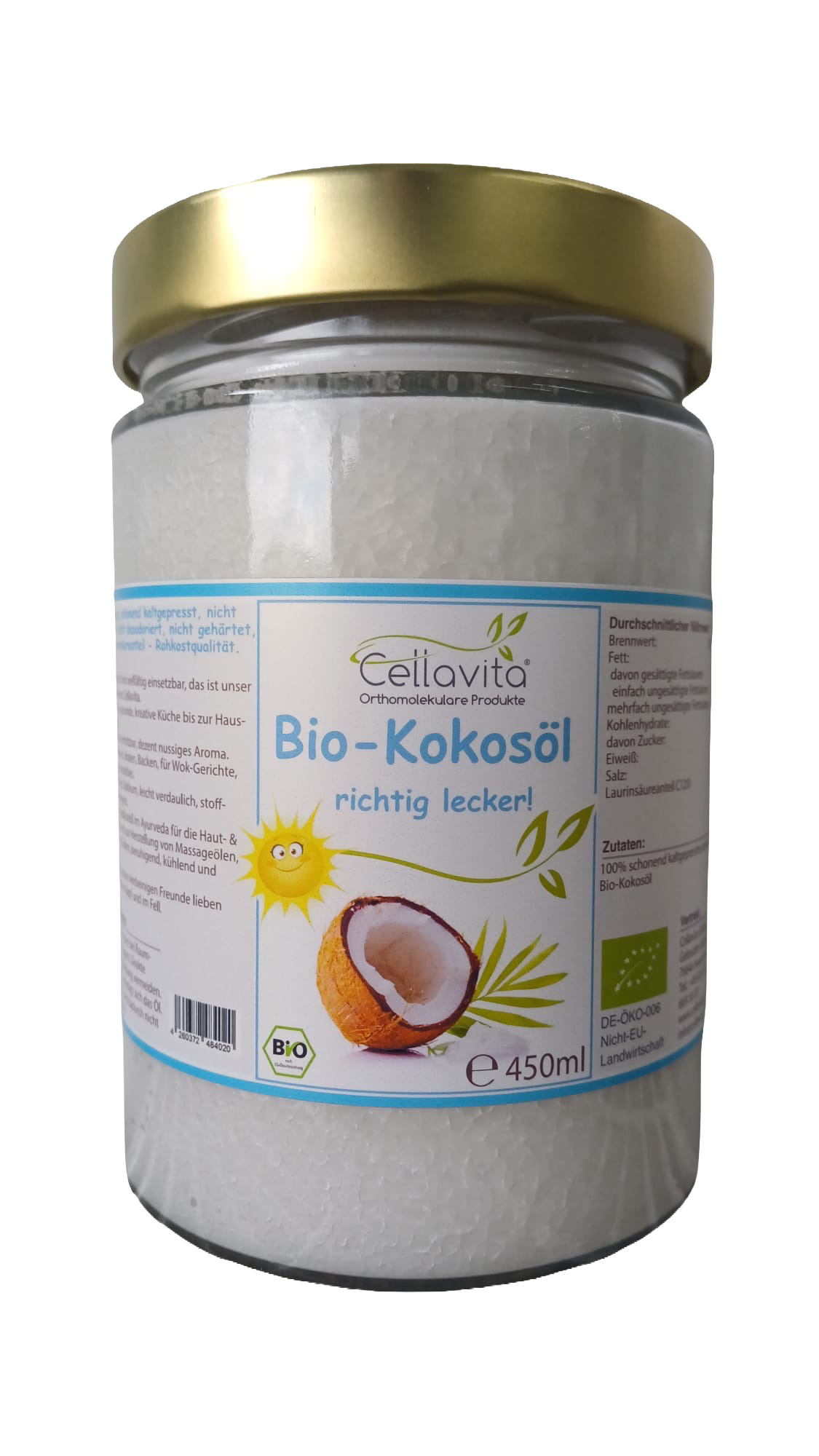 Bio Kokosöl 450ml 